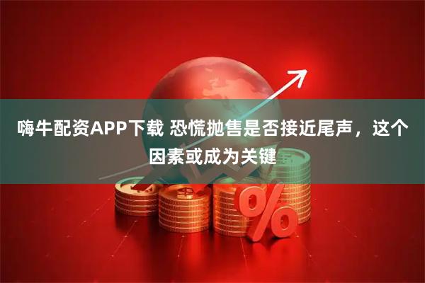 嗨牛配资APP下载 恐慌抛售是否接近尾声，这个因素或成为关键